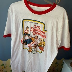 activities for children: let’s summon demons shirt